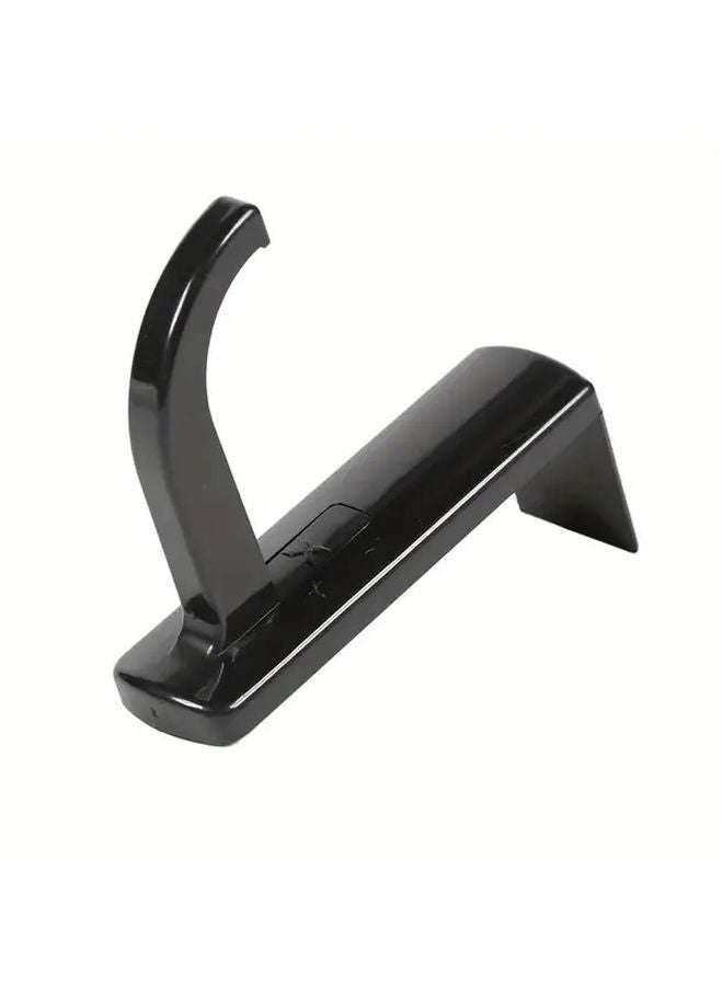 2 Piece Black Headphone Holder Hanger Wall Mount Universal Monitor Stand Hook - Image 4
