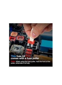 Jorest 300Pcs Car Fuse Assortment Kit, 160 Mini Blade Fuses Automotive + 90 Standard Auto Fuses + 50 Micro Fuse + Fuse Puller – for Car/RV/Truck/Motorcycle(2Amp 3A 5A 7.5A 10A 15A 20A 25A 30A 35A 40A)  - Image 4