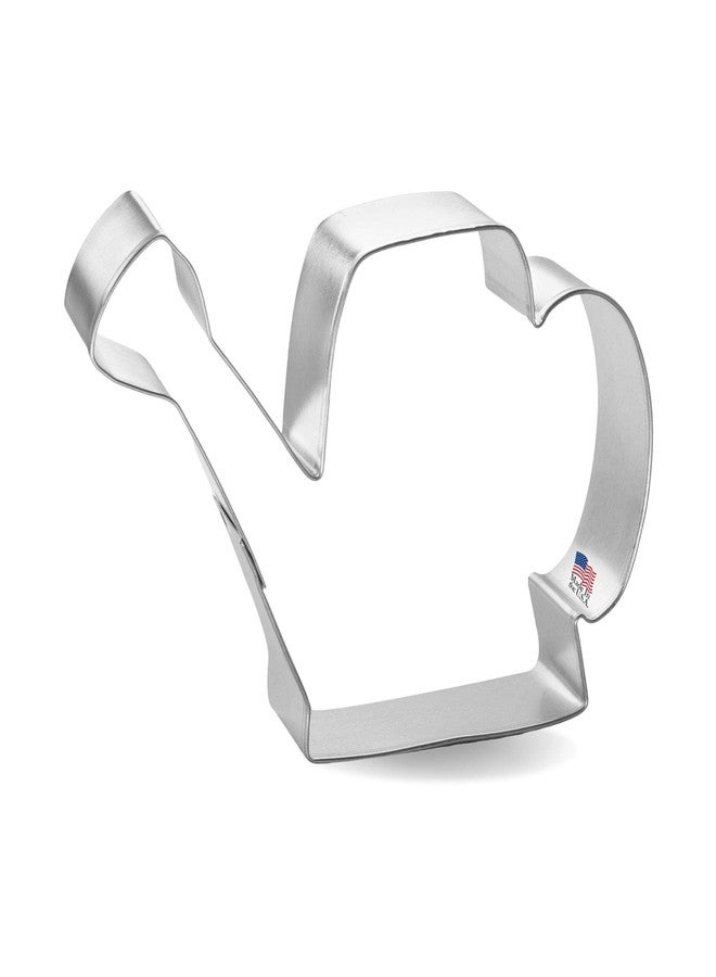 Foose Watering Can Cookie Cutter 4.25 Inch - Made in the USA - Foose Cookie Cutters Tin Plated Steel Watering Can Cookie Mold - Image 1