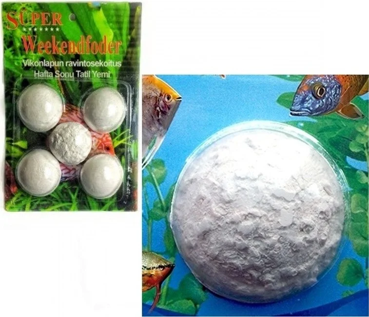 Rennway Weekend Holiday Food - Set of 5 for Aquarium Fish