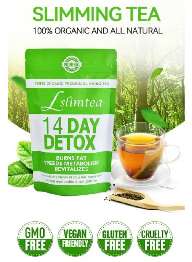 Slimtea Tummy Tea Bags, Weight Loss Slimming Tea, Support Healthy Digestive and Metabolism,14 bags - Image 3