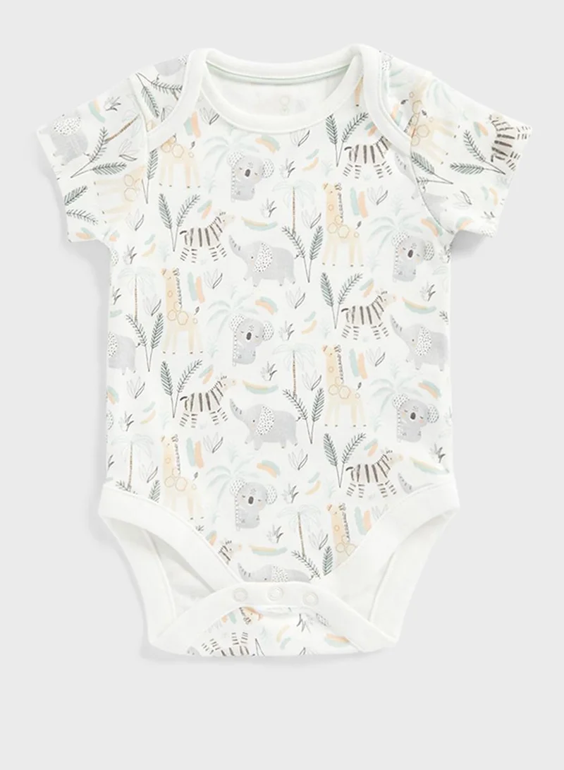 mothercare Kids 4 Piece Printed Bodysuit & Sweatpants