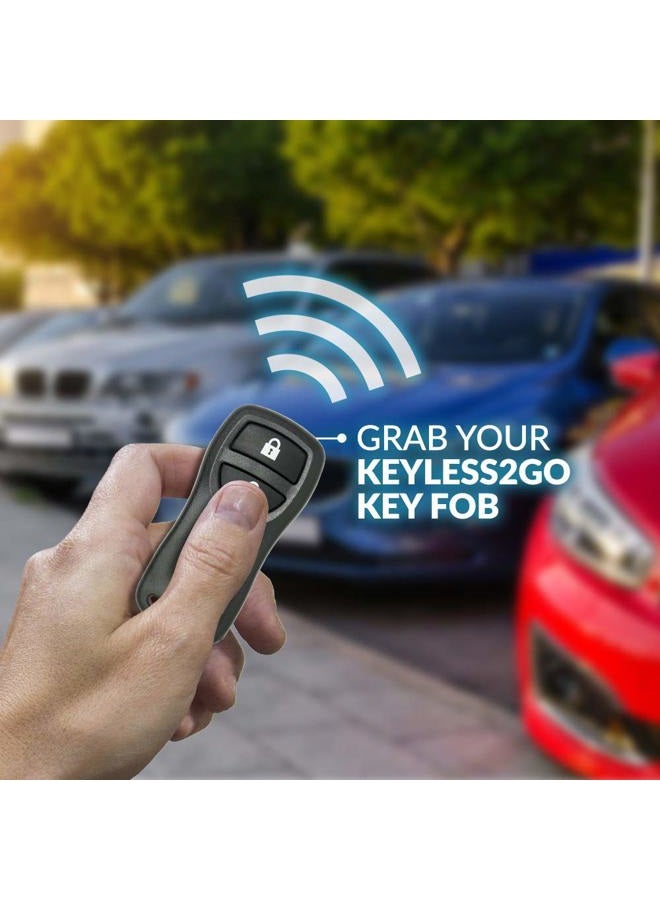Replacement for Keyless Entry Remote Car Key Fob 3 Button KBRASTU15-2 Pack