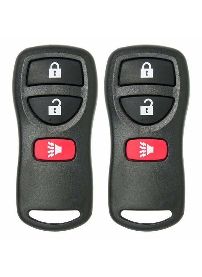 Keyless2Go Replacement for Keyless Entry Remote Car Key Fob 3 Button KBRASTU15-2 Pack  - Image 1