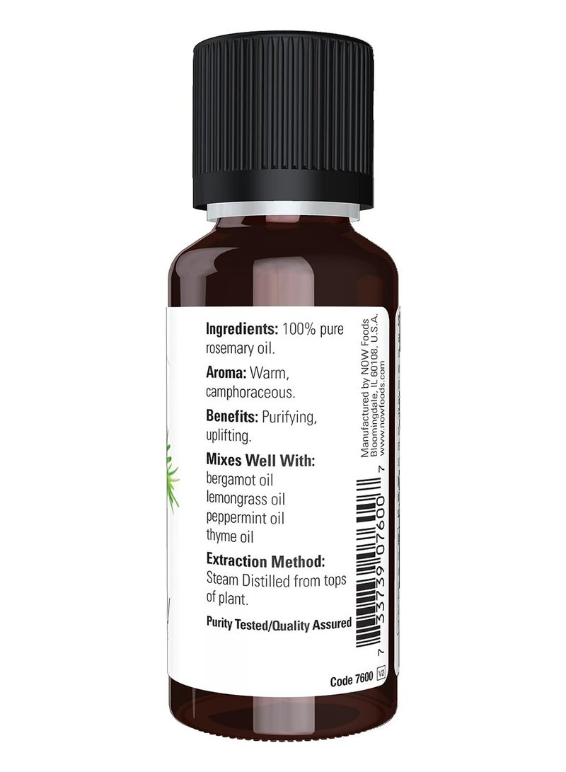 now Essential Oils Rosemary Oil For Aromatherapy, 30 Ml - Image 2