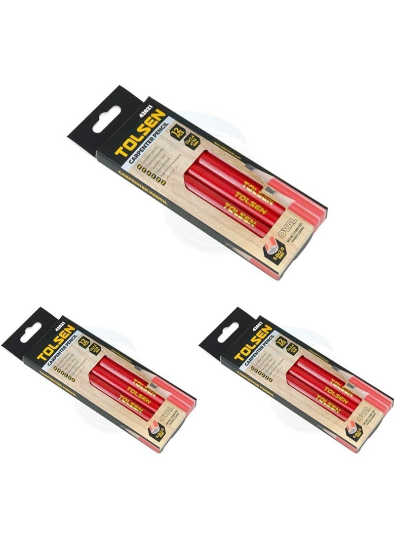 Tolsen - Carpenter Pencil 42021,12 * 7.4 * 176mm