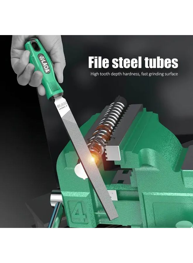 LA143936 File Set High Hardness Grinding Tool Includes Flat Triangle Square Half Round Files - Image 5