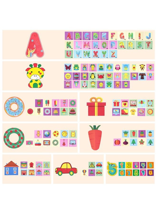 Koogel Toddler Scissors Practice Kit for Ages 3-5, 2 Training Blunt Tip Safety Scissors & 120 Sheets Paper Cutting for Early Preschool Development Tools, Hand-Eye Coordination, Learn to Cut Line Skill - Image 2