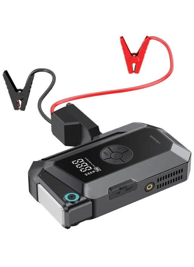 Jump Starter Batteries Portable Emergency Tool 8000mah Battery Power Bank 12V Car Jump Starter with air Compressor Inflator