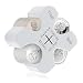 Wogomz Car Coin Organizer Portable Change Holder Silicone Dispenser Case Storage for 55 Coins Universal for Car Purse Wallet White - Image 2