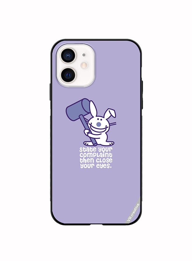 VR CREATIVE غطاء حماية لجهاز آبل آيفون 12 ميني بتصميم اذكر شكواك متعدد الألوان - Image 1