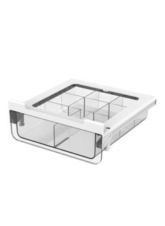 Y&D Under Shelf Pull Out Drawer with Removable Divider, Cabinet Organizer Hanging Storage Baskets, Durable BPA Free Plastic for Closet, Kitchen Pantry and Accessories  - Image 1