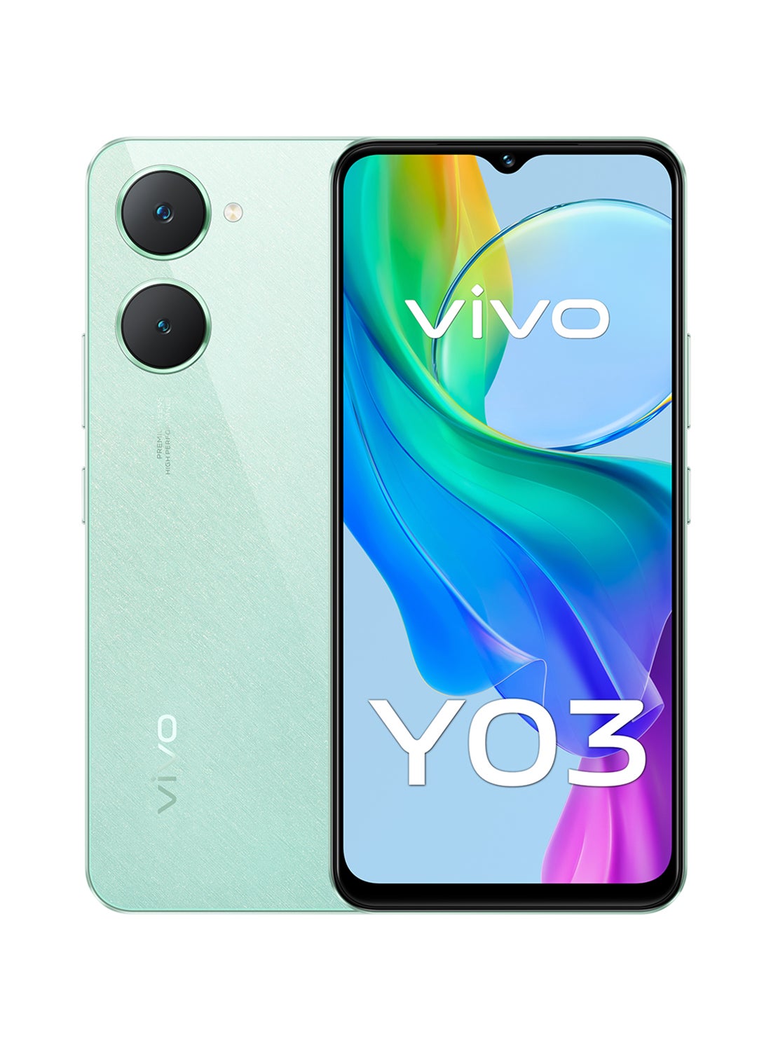 Y03 4G ثنائي الشريحة أخضر جوهري 4GB RAM 128GB 5000Mah - النسخة الشرق أوسطية