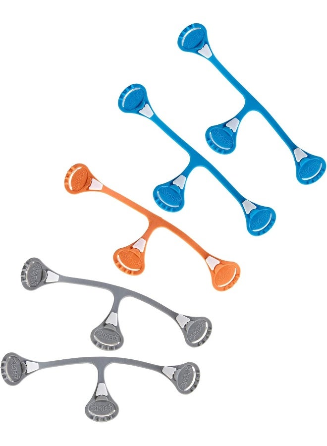 SNAPPI [Neutral 5 pack] Cloth Diaper Clips | Replaces Diaper Pins | Use with Cloth Prefolds and Cloth Flatfolds - Image 1