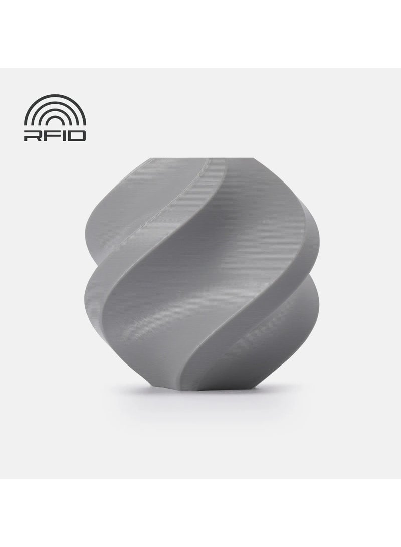 Bambu TPU for AMS - Gray - with Reusable Spool Gray