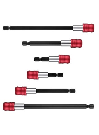 Drill Bit Extension Magnetic Screwdriver Bit Holder Impact Driver Bit Set Bar Socket Chuck Adapter 1/4 Inch Hex Shank Power Magnetic Bit Holder for Screws Nuts Drill 6 Pieces - pzsku/Z813BFCDC03E497C1E883Z/45/_/1684491702/ea21fdde-63df-45ed-975d-5e3890a73028