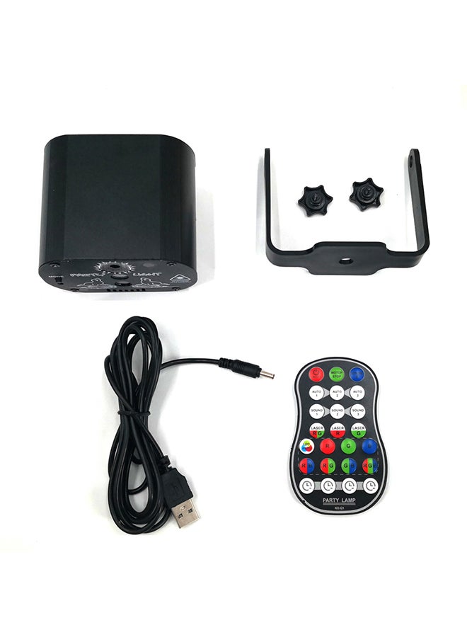 Halamodo DJ Disco Stage Party Lights, LED Sound Activated Laser Light,RGB Flash Strobe Projector with Remote Control,Decorations of Karaoke Pub KTV Bar - Image 3