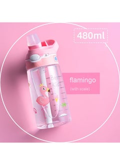 Locking lid with scale - Pink Flamingo