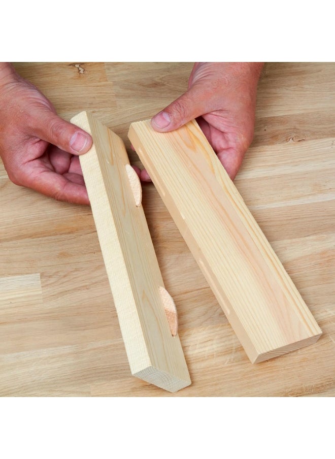 Trend Trend 100pcs Beechwood Joining Biscuits (No. 0) for Woodworking, Joinery, and Furniture Framing, BSC/0/100  - Image 2