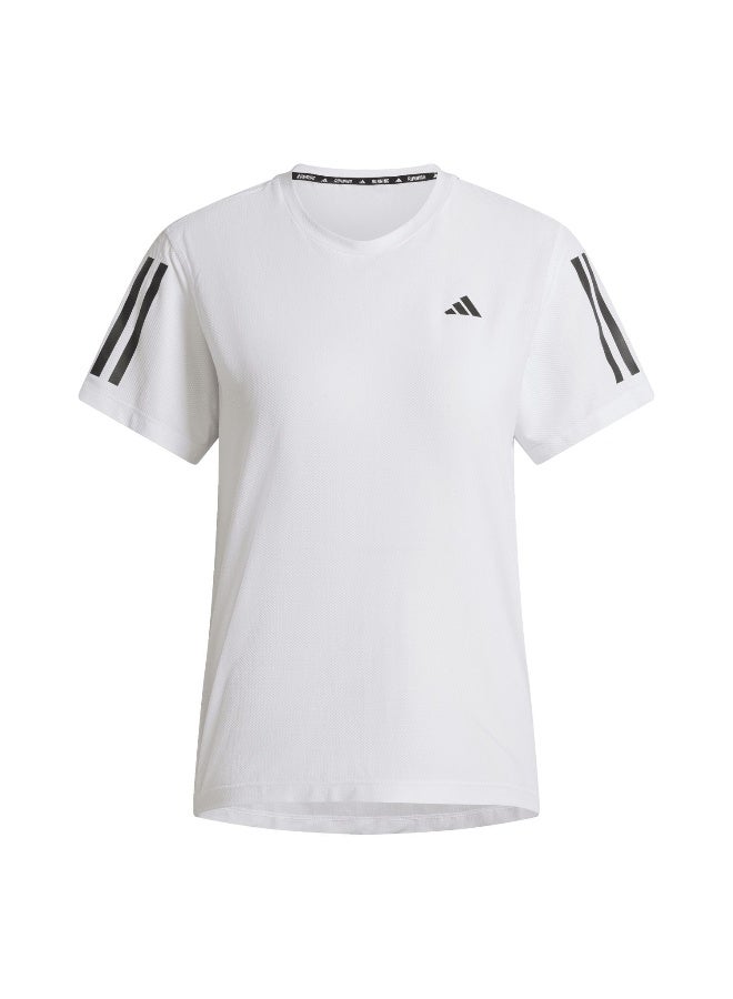 Adidas Adidas Otr B Tee W White Running T-Shirts For Women - Image 1