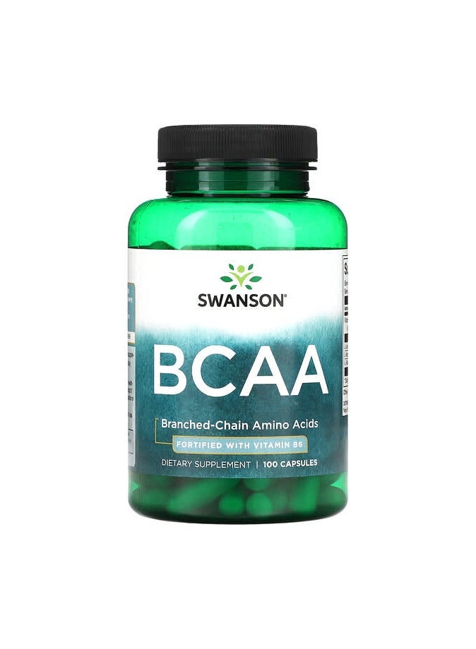 SWANSON BCAA, 100 Capsules