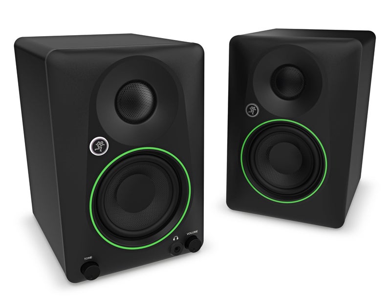 Mackie CR3.5 3.5" Creative Reference Powered Studio Monitors with Tone Knob and Location Switch — Active Speakers for Music Production, Desktop Computer, Gaming, HiFi Listening - Image 1