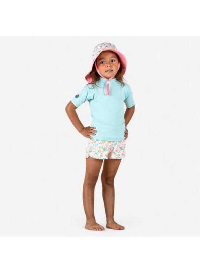 NABAIJI Baby Short-Sleeved Anti-UV T-shirt Light Blue - Image 1