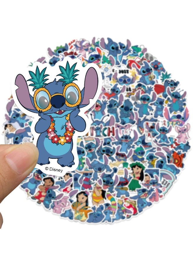 JAYATO 100 قطعة ملصقات ليلو وستيتش القابلة للجمع، ملصقات جرافيتي ليلو وستيتش المتينة - عبوة كرتونية مقاومة للماء للأطفال، الفتيات، الأولاد، المراهقين، والبالغين، ملصقات فينيل متينة للدراجات، الكمبيوتر المحمول، الجيتار، لوح التزلج، زجاجات الماء، الهاتف، الدراجة النارية، الحقيبة، السيارة، الدفتر، المجلة، الجمالية، ألعاب حفلات عيد الميلاد، كهدايا. - Image 2