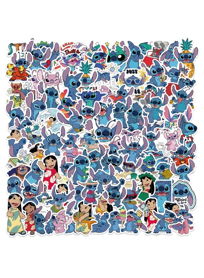 JAYATO 100 قطعة ملصقات ليلو وستيتش القابلة للجمع، ملصقات جرافيتي ليلو وستيتش المتينة - عبوة كرتونية مقاومة للماء للأطفال، الفتيات، الأولاد، المراهقين، والبالغين، ملصقات فينيل متينة للدراجات، الكمبيوتر المحمول، الجيتار، لوح التزلج، زجاجات الماء، الهاتف، الدراجة النارية، الحقيبة، السيارة، الدفتر، المجلة، الجمالية، ألعاب حفلات عيد الميلاد، كهدايا. - Image 1