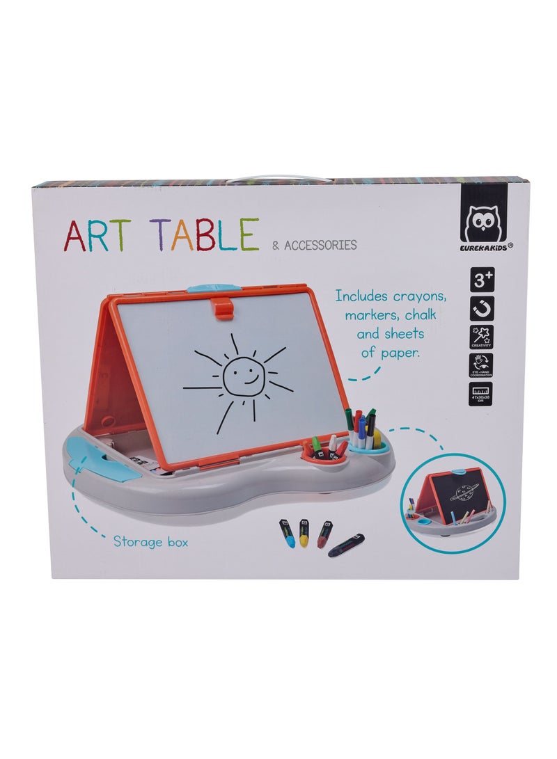 EUREKA KIDS Art Table and Accessories - Image 3