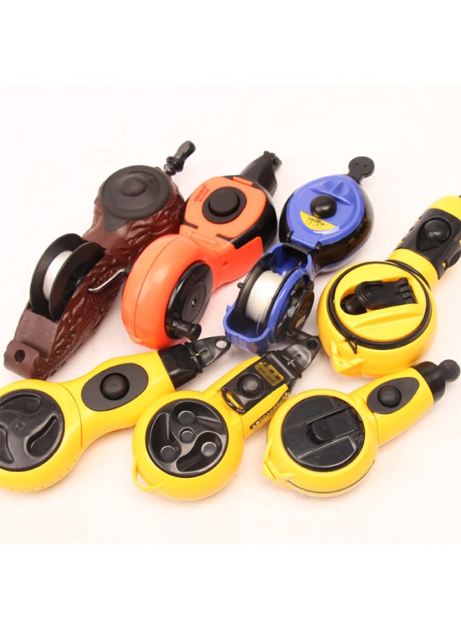 High Quality Woodworking Ink Bucket Hand Wheel Mini Semi-automatic Manual Hand Roll Woodworking Scriber With Scribing Pen-Model:Fairy Ink Dou-1019 (144 Pcs/item)  - Image 2