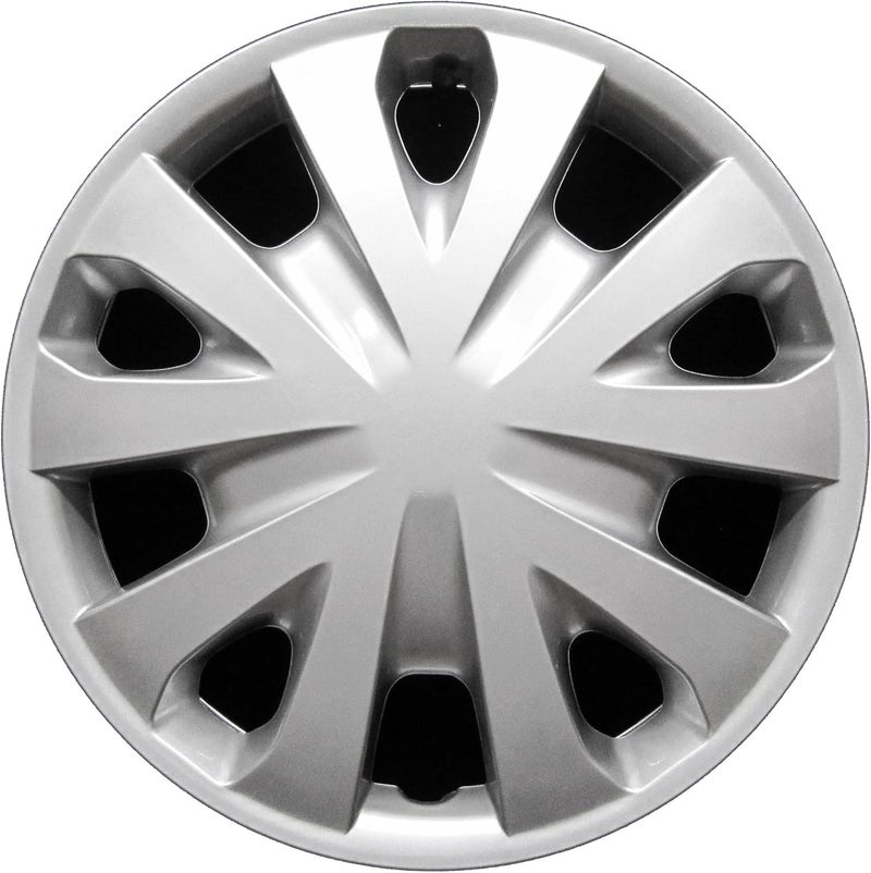 HubStar Premium Replica Hubcap for Nissan Versa 2012-2019, 15-inch Silver Wheel Cover - Image 1