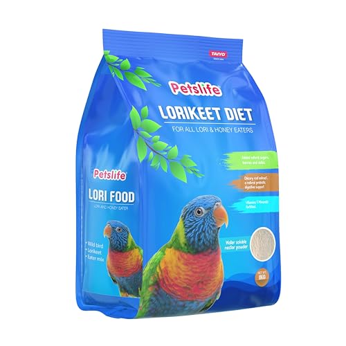 Petslife طعام طيور لوري من بيتسلايف 30-4352 (1 كجم، متعدد الألوان)، لجميع مراحل الحياة - Image 1