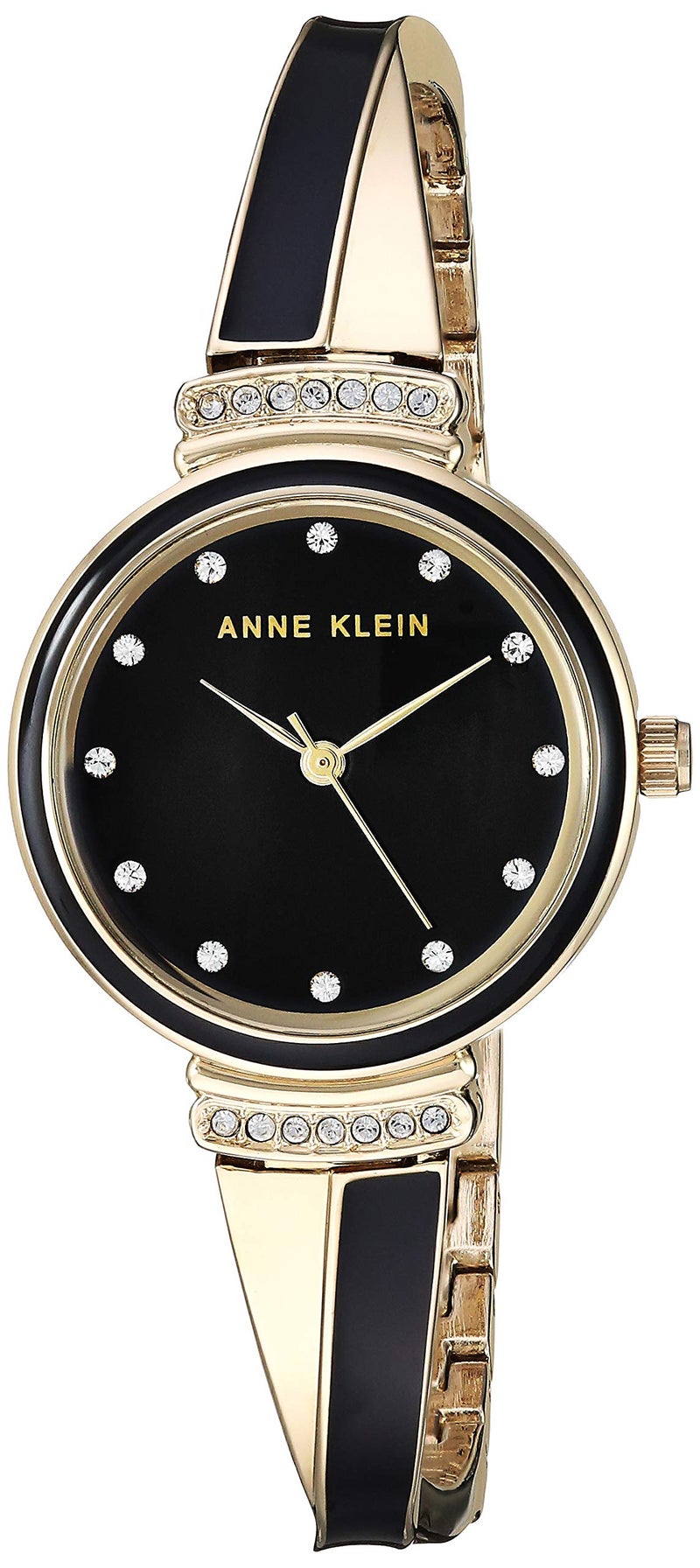 Anne Klein Women's Premium Crystal Accented Watch and Bangle Set - Image 3