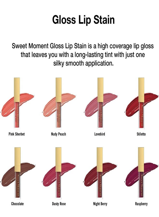 Sistar Sweet Moments Gloss Lip Stain Long-Lasting Glossy Finish Vivid High Pigment Colors Smooth and Sweet 1.5 mL / 0.05 fl. oz. (Chocolate) - Image 3