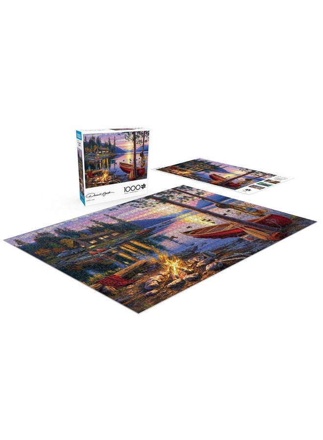 Buffalo Games - Darrell Bush - Canoe Lake - 1000 Piece Jigsaw Puzzle For Adults - Challenging Puzzle Perfect for Game Nights - Finished Size Is 26.75 x 19.75 - Image 4