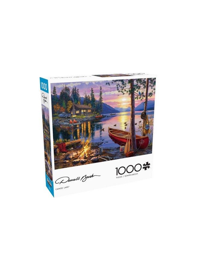 Buffalo Games - Darrell Bush - Canoe Lake - 1000 Piece Jigsaw Puzzle For Adults - Challenging Puzzle Perfect for Game Nights - Finished Size Is 26.75 x 19.75 - Image 3