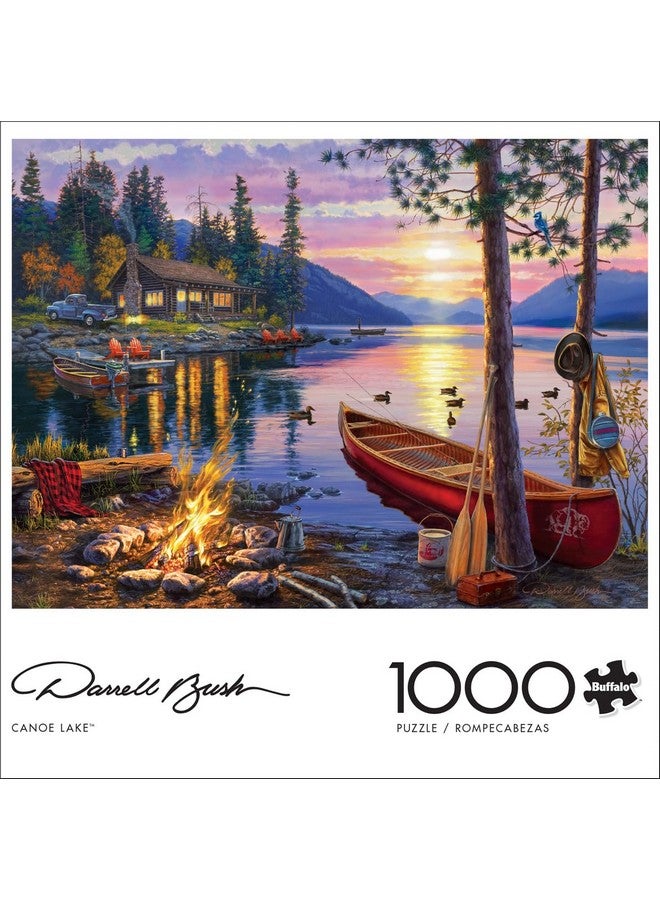 Buffalo Games - Darrell Bush - Canoe Lake - 1000 Piece Jigsaw Puzzle For Adults - Challenging Puzzle Perfect for Game Nights - Finished Size Is 26.75 x 19.75 - Image 2