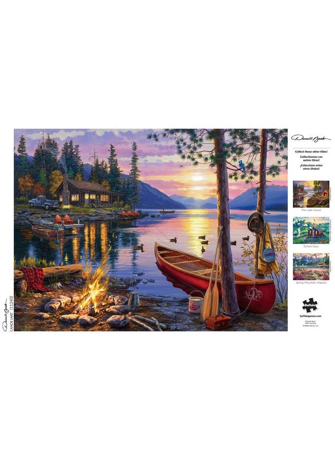Buffalo Games - Darrell Bush - Canoe Lake - 1000 Piece Jigsaw Puzzle For Adults - Challenging Puzzle Perfect for Game Nights - Finished Size Is 26.75 x 19.75 - Image 5