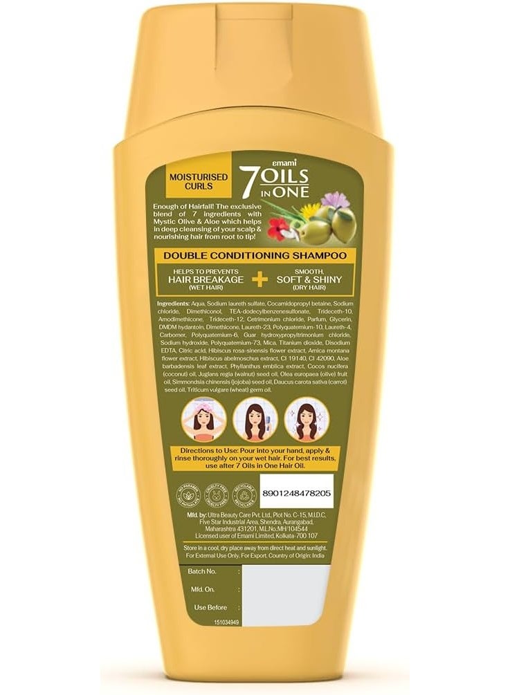 emami 7 Oil In One Double Conditioning Shampoo Mystic Olive 200ml - Image 4