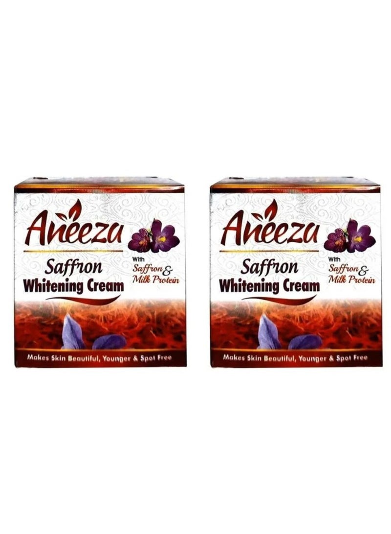 Aneeza Saffron Whitening Cream 20g 2pc - Image 2