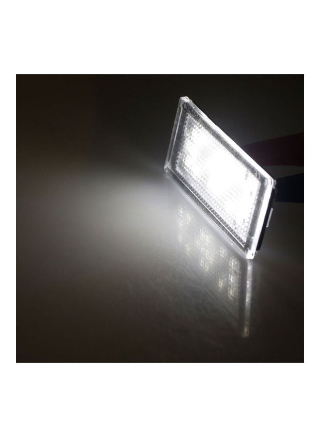 إسكدنيا طقم مصابيح LED بديلة للوحة ترخيص السيارة مكون من قطعتين مناسبة لسيارة بي إم دبليو E46 - Image 4