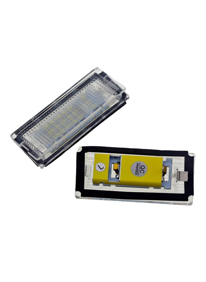 إسكدنيا طقم مصابيح LED بديلة للوحة ترخيص السيارة مكون من قطعتين مناسبة لسيارة بي إم دبليو E46 - Image 5