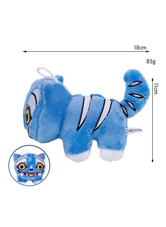 KPop Demon Hunters Tora Blitzpaw Plush Toy 18 cm Cute Blue Tiger Mascot, Soft Stuffed Animal, Lightweight 85g Chibi Creature Plushie for Kids & Anime Fans - Image 2