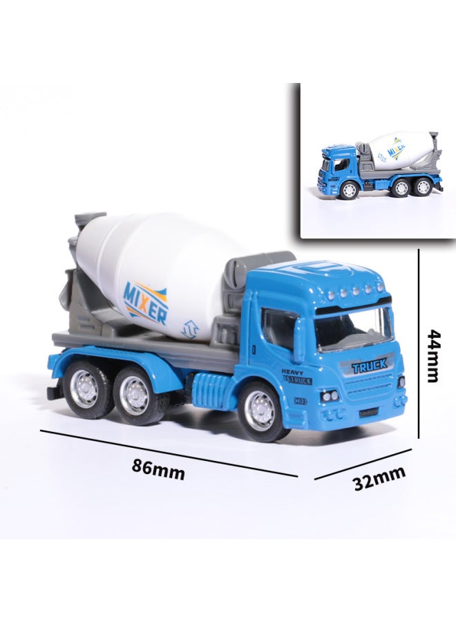 Children's 1:64 Alloy Car Baazi Model Sliding Toy Metal Engineering Vehicle Urban Traffic Boy Toy 
