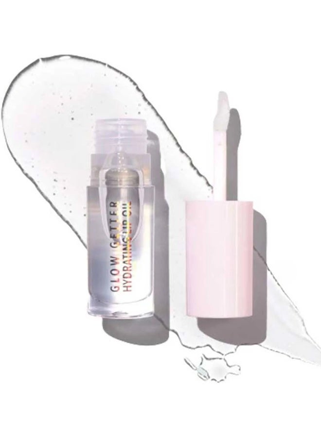 Moira Glow Getter Hydrating Lip Oil 10 Clear 4.6ml - Image 1