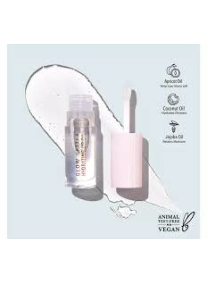 Moira Glow Getter Hydrating Lip Oil 10 Clear 4.6ml - Image 2