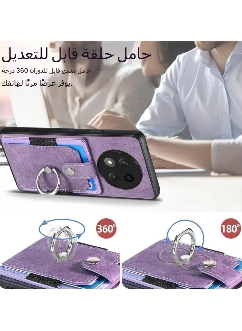 جنرال غطاء حيث نور ماجيك 7 لايت (ماجيك 7 لايت)، حامل البطاقات فائق الرقة، غطاء الهاتف من مادة TPU، غطاء متعدد الوظائف مع حلقة دعم  - Image 3