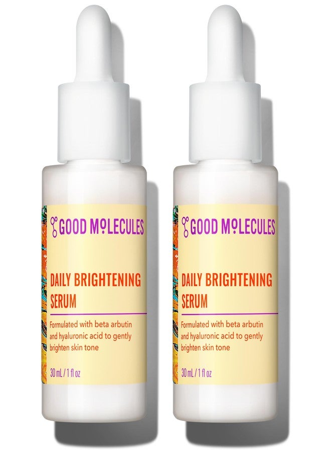 Good Molecules Daily Brightening Serum Pack 2 – 1 fl oz / 30 ml Each | Lightweight Brightening Serum with Beta Arbutin 3% & Hyaluronic Acid for Even-Looking Skin - Image 1