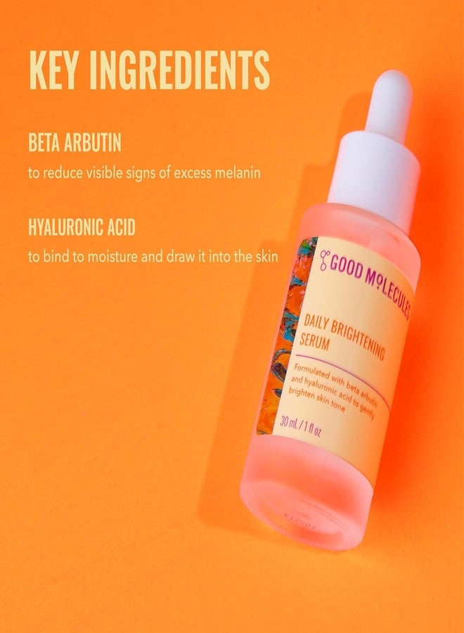 Good Molecules Daily Brightening Serum Pack 2 – 1 fl oz / 30 ml Each | Lightweight Brightening Serum with Beta Arbutin 3% & Hyaluronic Acid for Even-Looking Skin - Image 3